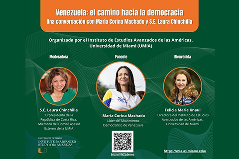 Venezuela: camino hacia democracia, una conversación con María Corina Machado y SE Laura Chinchilla